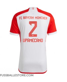 Günstige Bayern Munich Dayot Upamecano #2 Heimtrikot 2023-24 Kurzarm